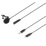 SARAMONIC Micrófono de Solapa Ultracompacto Saramonic LavMicro U1A con Conector Lightning para iPhone y iPad 420-3004