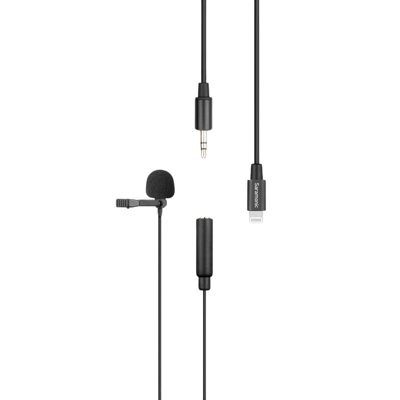 SARAMONIC Micrófono de Solapa Ultracompacto Saramonic LavMicro U1A con Conector Lightning para iPhone y iPad 420-3004
