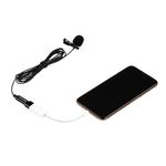 SARAMONIC Micrófono de Solapa Profesional Saramonic LavMicro U USB-C para Android, iOS y Computadoras 420-3005