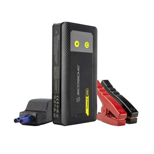 Arrancador Portátil de 2000 Amperios y Batería de Respaldo para autos