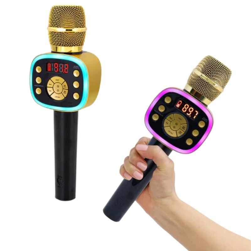 SINGING MACHINE Micrófono Karaoke Carpool 2.0 ¿ ¡Diversión y Música en Cada Viaje! 420-8186