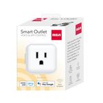 RCA Enchufe Inteligente RCA PLG105WH - Control por Voz y App Compatible con Alexa y Google 610-6155