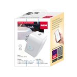 RCA Enchufe Inteligente RCA PLG105WH - Control por Voz y App Compatible con Alexa y Google 610-6155