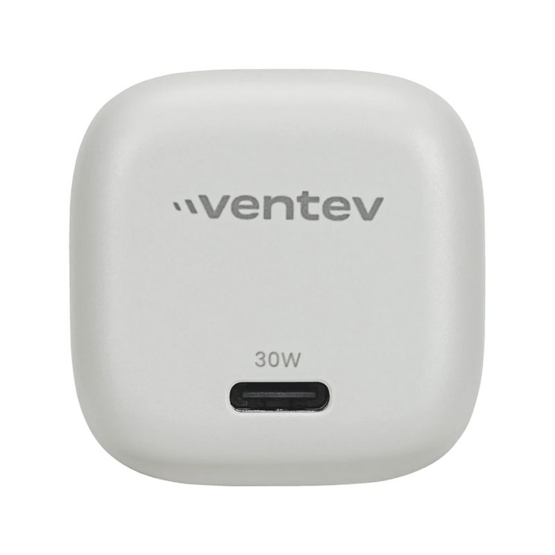 VENTEV Cargador de Pared Ultra Rápido Ventev 30W PPS GaN Mini - Carga Universal y Eficiente 290-9143