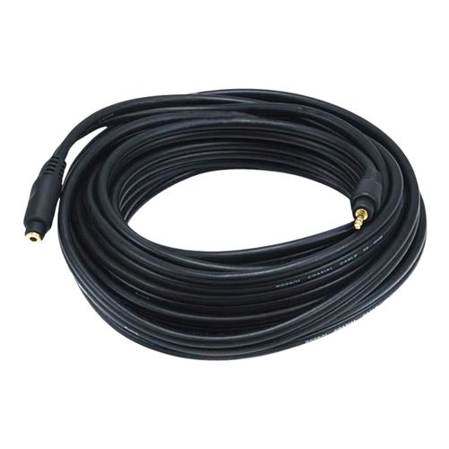 Cable de Extensión Estéreo Premium 7.62m 3.5mm Macho a Hembra 22AWG (Conectores Dorados)