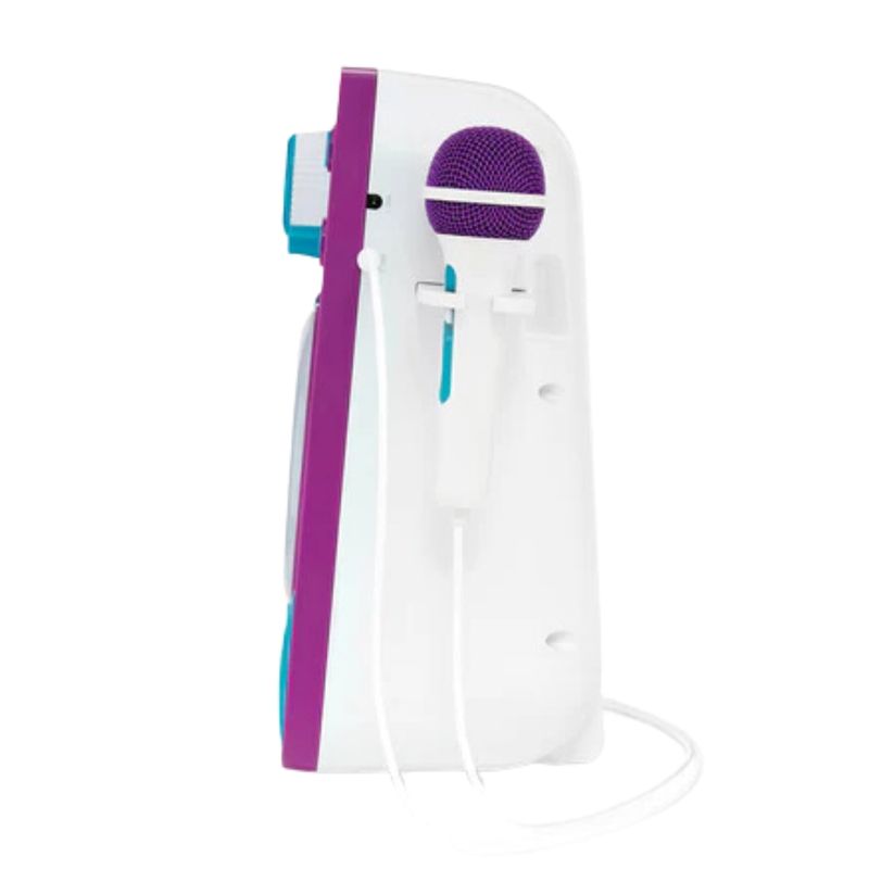 SINGING MACHINE Singing Machine Kids Mood - Sistema de Karaoke para Niños con Luces LED y Micrófono - Morado 600-3010