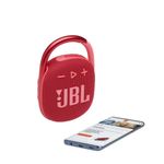 JBL JBL Clip 4: Parlante Bluetooth Portátil con Sonido Pro Original - Rojo 400-6282
