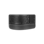 LOGITECH Teclado Inalámbrico Ergonómico Logitech Wave Keys - Confort todo el día 260-6296
