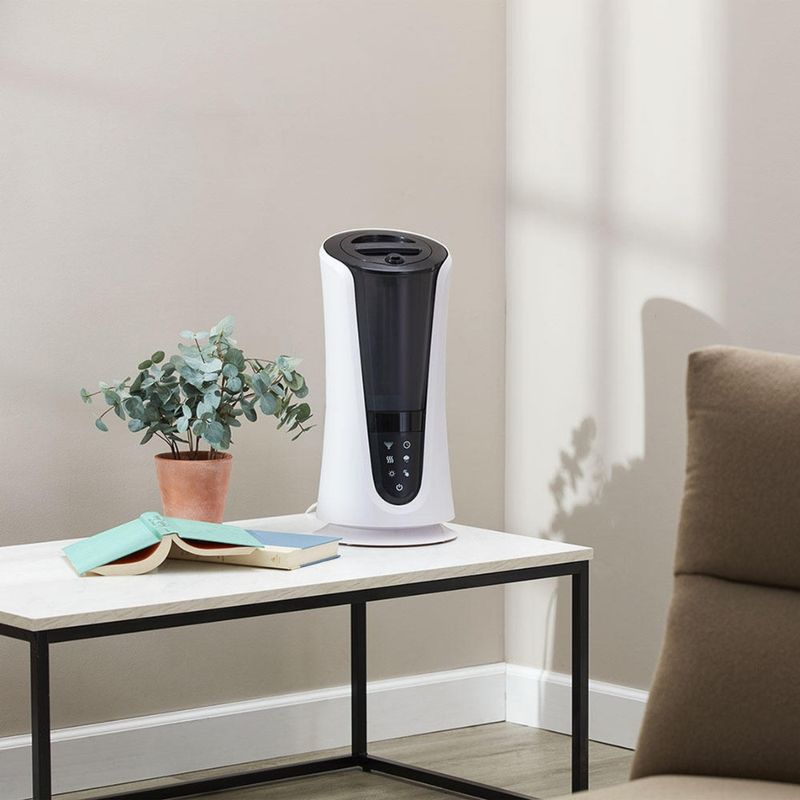 HOMEDICS Humidificador Ultrasónico TotalComfort Deluxe de HoMedics con Niebla Cálida y Fría 630-4055