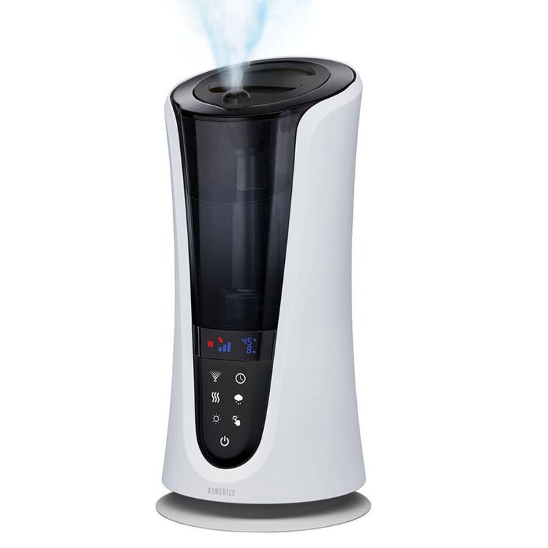 HOMEDICS Humidificador Ultrasónico TotalComfort Deluxe de HoMedics con Niebla Cálida y Fría 630-4055