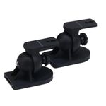 MONOPRICE Soportes de Pared de Bajo Perfil para Parlantes - Capacidad 3.5 kg, Color Negro 400-6285