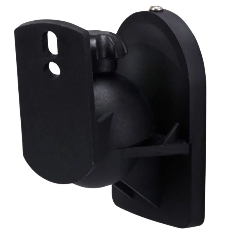 MONOPRICE Soportes de Pared de Bajo Perfil para Parlantes - Capacidad 3.5 kg, Color Negro 400-6285