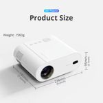 HOTACK Proyector Hotack L007 Full HD 4000 Lúmenes - Cine en Casa y Juegos Portátil LED 160-6173