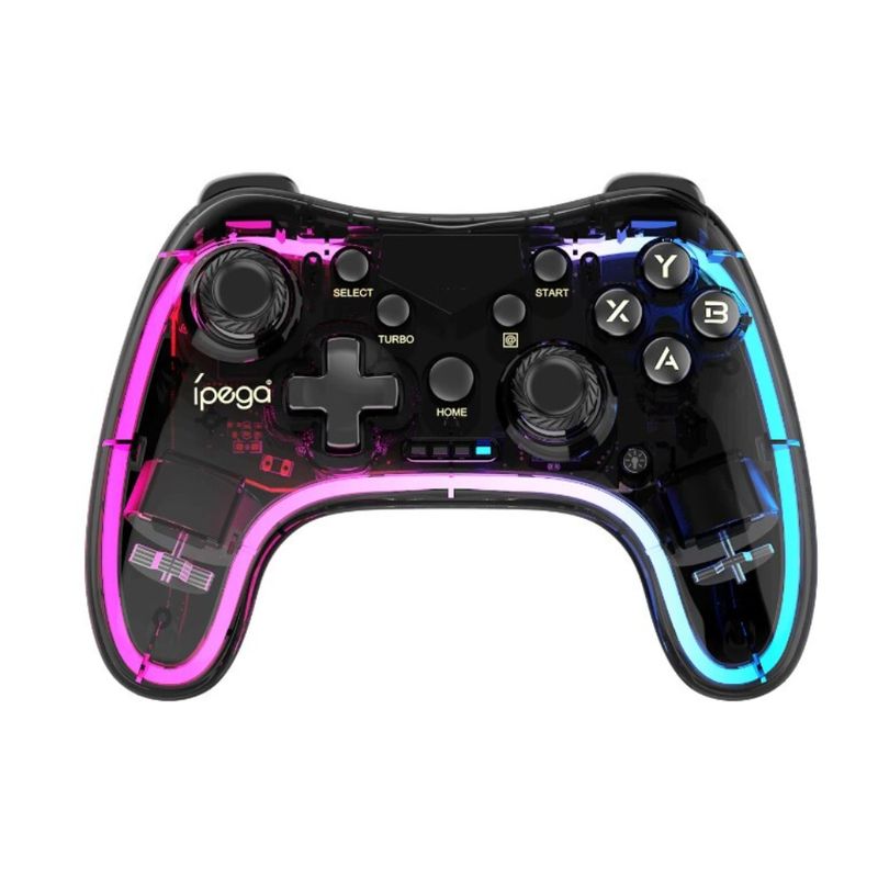 IPEGA Controlador Inalámbrico LED para Gaming - Diseño Transparente y Luces RGB 260-20344