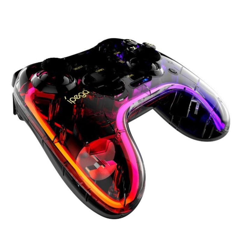 IPEGA Controlador Inalámbrico LED para Gaming - Diseño Transparente y Luces RGB 260-20344