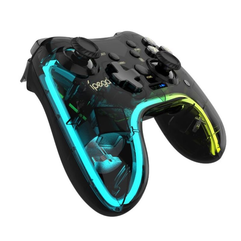 IPEGA Controlador Inalámbrico LED para Gaming - Diseño Transparente y Luces RGB 260-20344