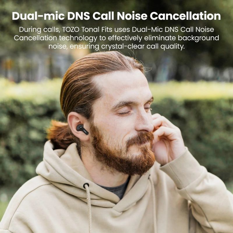 TOZO TOZO Tonal Fits T21: Auriculares Inalámbricos con Sonido Estéreo Profundo 330-3105