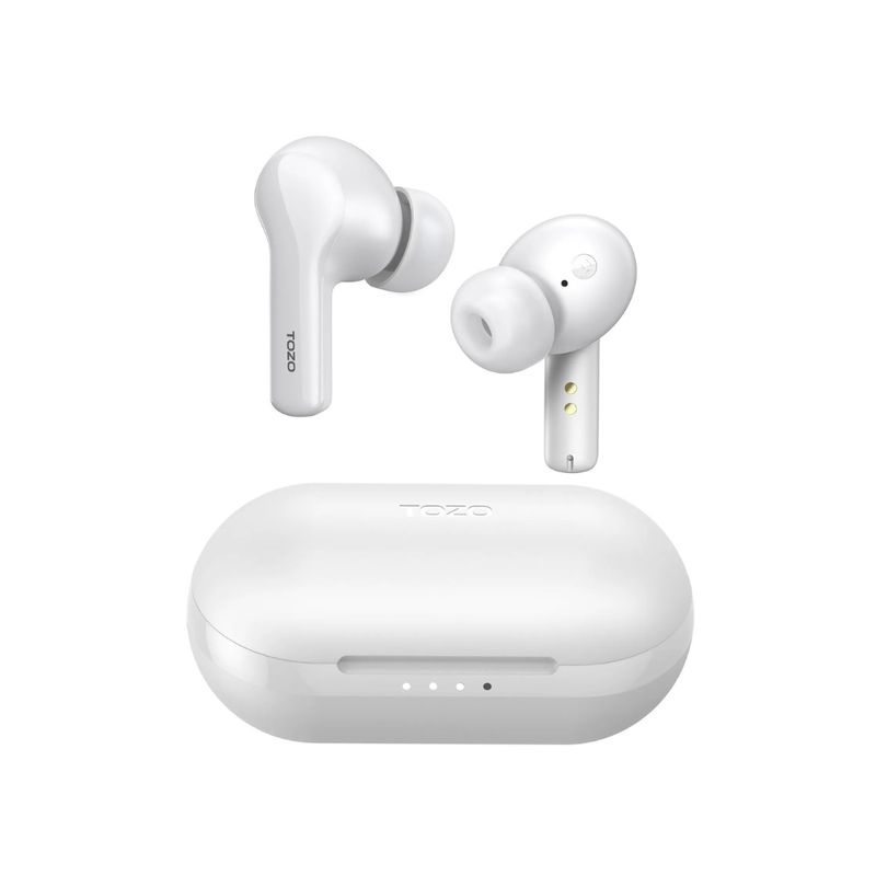 TOZO Agile Pods en color Blanco:  Auriculares Bluetooth 5.0 - Inmersión Total en Sonido HD 330-3104
