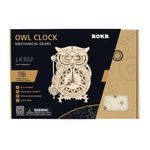 ROKR Reloj Mecánico de Búho ROKR LK503 - Kit de Ensamblaje con Engranajes 600-1510
