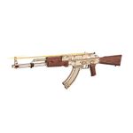 ROKR ROKR AK-47 Rifle de Asalto - Kit de Construcción de Madera LQ901: Réplica Mecánica 600-1507