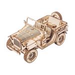 ROKR ROKR Army Jeep MC701 - Modelo a Escala de Jeep Militar de Madera 600-1515