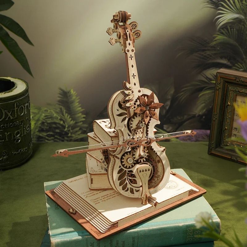 ROKR ROKR Magic Cello AMK63 - Caja de Música Mecánica de Madera 600-1511