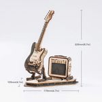 ROKR ROKR Electric Guitar Model TG605K - Kit de Guitarra Eléctrica de Madera 3D 600-1513