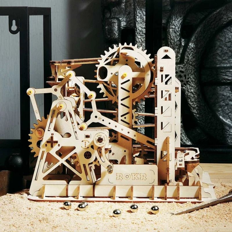 ROKR ROKR LG503 Circuito de Canicas Marble Explorer Swingback Wall Rompecabezas 3D de Madera 600-1524