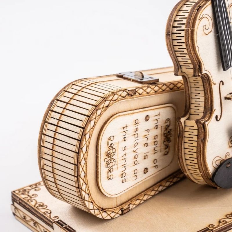 ROKR ROKR Violin Capriccio TG604K Rompecabezas 3D de Madera 600-1525
