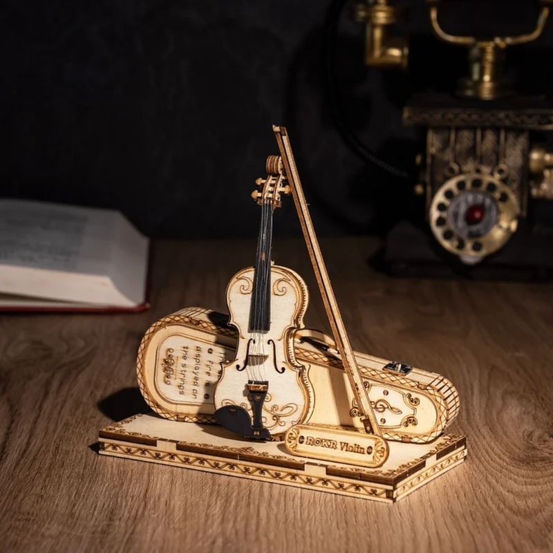ROKR ROKR Violin Capriccio TG604K Rompecabezas 3D de Madera 600-1525