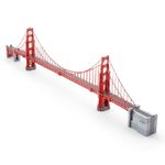 FASCINATION Rompecabezas de Metal 3D Metal Earth Golden Gate Bridge 600-20311