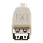 MONOPRICE Adaptador Monoprice USB 2.0 de USB-A Hembra a USB-B Macho 120-2982