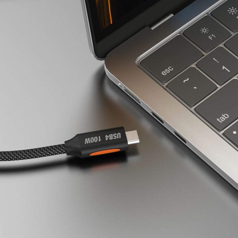 J5 Cable USB-C a USB-C J5create JUCX27L12 de 1.2 Metros con Soporte de Carga Rápida 120-2973