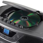 JENSEN Reproductor/Grabadora de CD y Casete Portátil Jensen CD-590 con Radio AM/FM y Bluetooth 120-2976