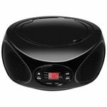 GPX Radio Grabadora Boombox Inalámbrico GPX Bluetooth con CD y Radio FM Negra 120-2975