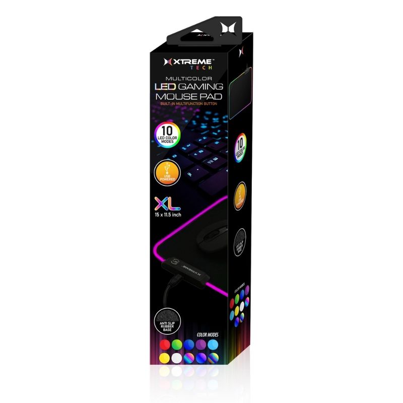 XTREME Alfombrilla de Ratón para Gaming con LED Xtreme 260-5401