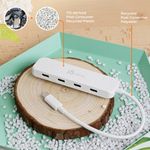 J5CREATE Adaptador Multi-Puerto USB-C J5create JCH345E con HDMI, USB 3.0, Ethernet y PD 3.0 260-5504