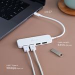 J5CREATE Adaptador Multi-Puerto USB-C J5create JCH341E con HDMI, USB 3.0 y PD 3.0 260-5502