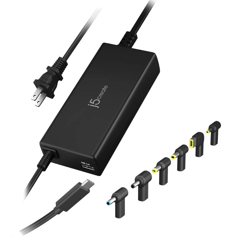 J5CREATE Cargador de Pared de 90W con Doble Puerto USB-C y USB-A J5create JUP2290DC 290-9145