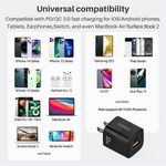 TOZO Cargador de Pared Compacto TOZO C3 33W GaN con Doble Puerto USB-C y USB-A - Negro 290-5102