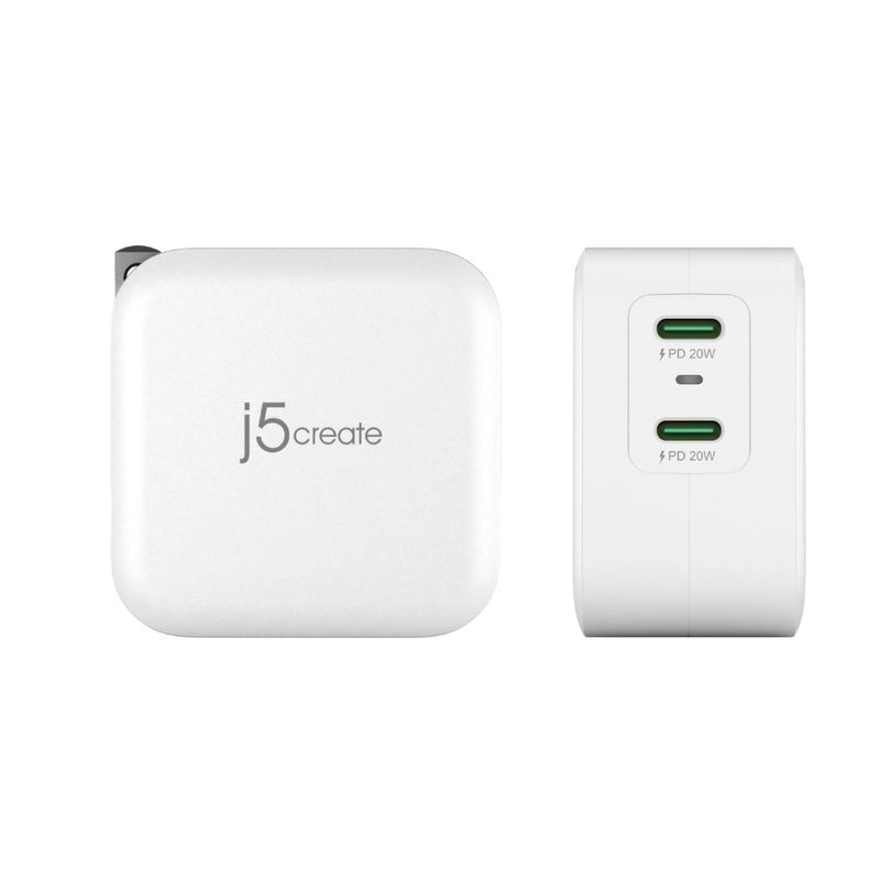 J5 Cargador Rápido USB J5create JUP2440 de 4 Puertos con Power Delivery 290-1144