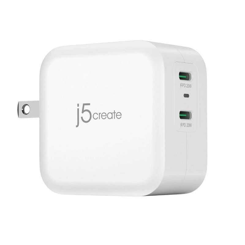 J5 Cargador Rápido USB J5create JUP2440 de 4 Puertos con Power Delivery 290-1144