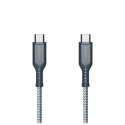 Cable Trenzado Ventev USB-C a USB-C de Alta Velocidad 1.8m