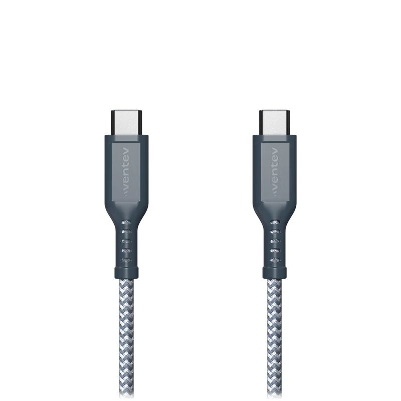 VENTEV Cable Trenzado Ventev USB-C a USB-C de Alta Velocidad 1.8m 120-2986