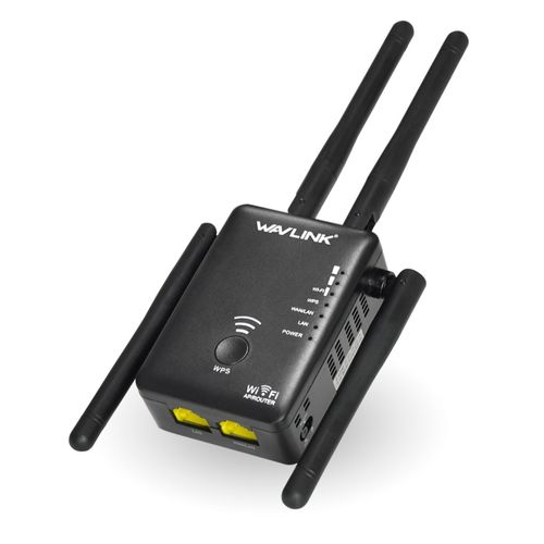 Extensor de WiFi Wavlink AC1200 con Doble Banda y 4 Antenas de Alta Ganancia