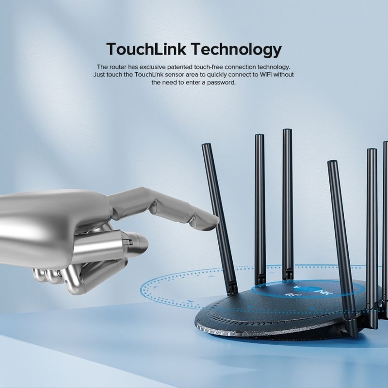 WAVLINK Router WiFi AC1200 Dual-Banda 4G LTE Wavlink con 6 Antenas de Alta Ganancia 250-5231