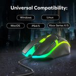 GAMEPUNK Mouse Gamer RGB Phantazma con 4 Configuraciones DPI 260-5286