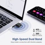 WAVLINK Adaptador WiFi USB Dual Band AC 650 Mbps 260-4003