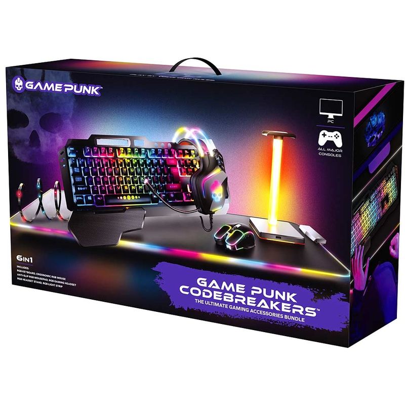 GAMEPUNK Gamepunk Codebreakers - Kit de Accesorios Gaming 6 en 1 260-5288