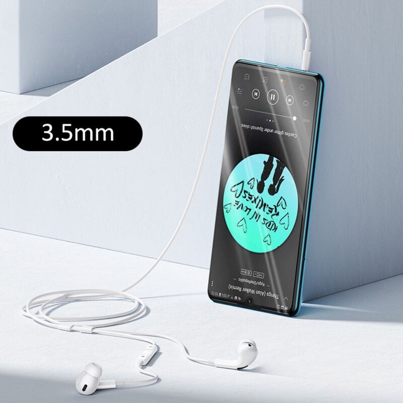 USAMS Audífonos para Celular 3.5mm EP41 1.2m Blanco 330-3212